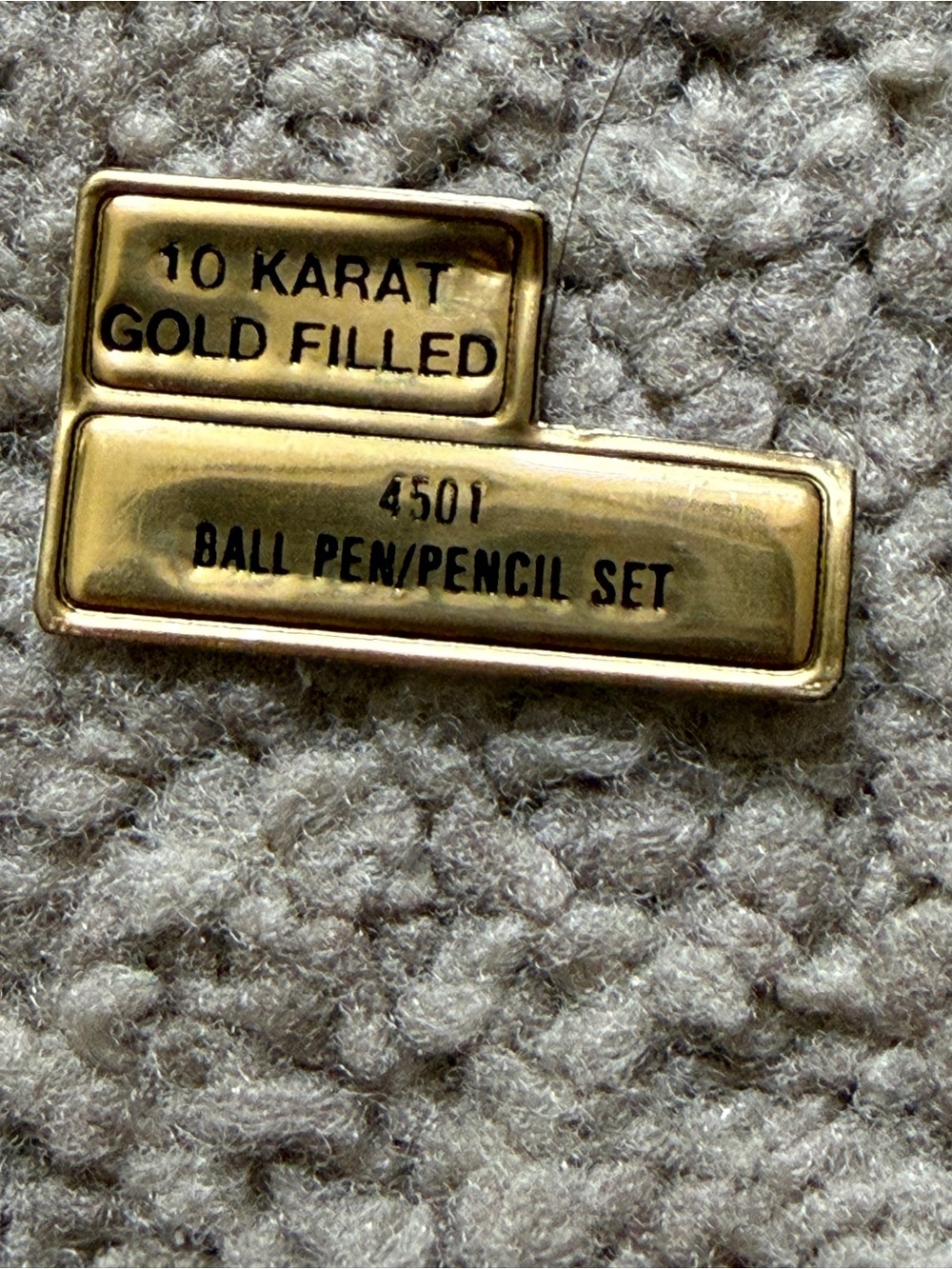 Cross 10K Gold Ballpoint Pen and Pencil Set - Gold - Picture 3 of 5